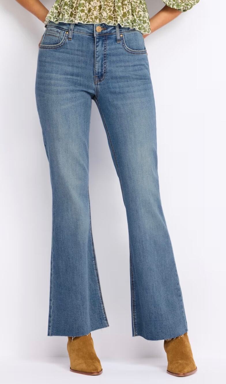 KUT from the Kloth Stella Fab AD Flare Jeans Women's 12 Stretch New